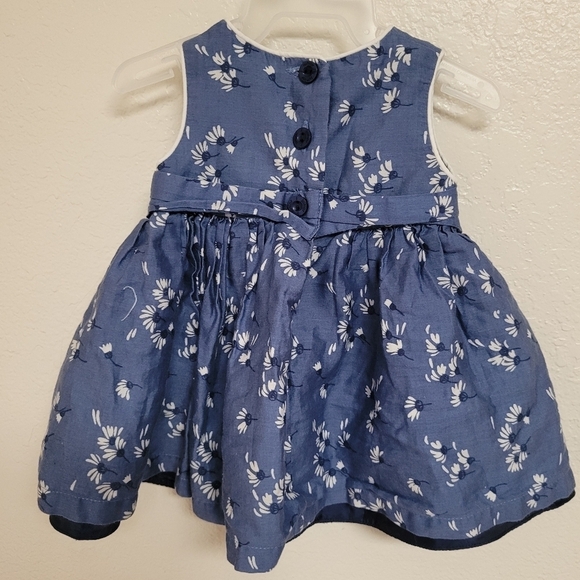 Jasper Conran Blue and White Floral Dress - Picture 4 of 4